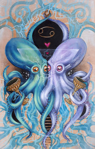 Two of Cups :: Octopus Tarot