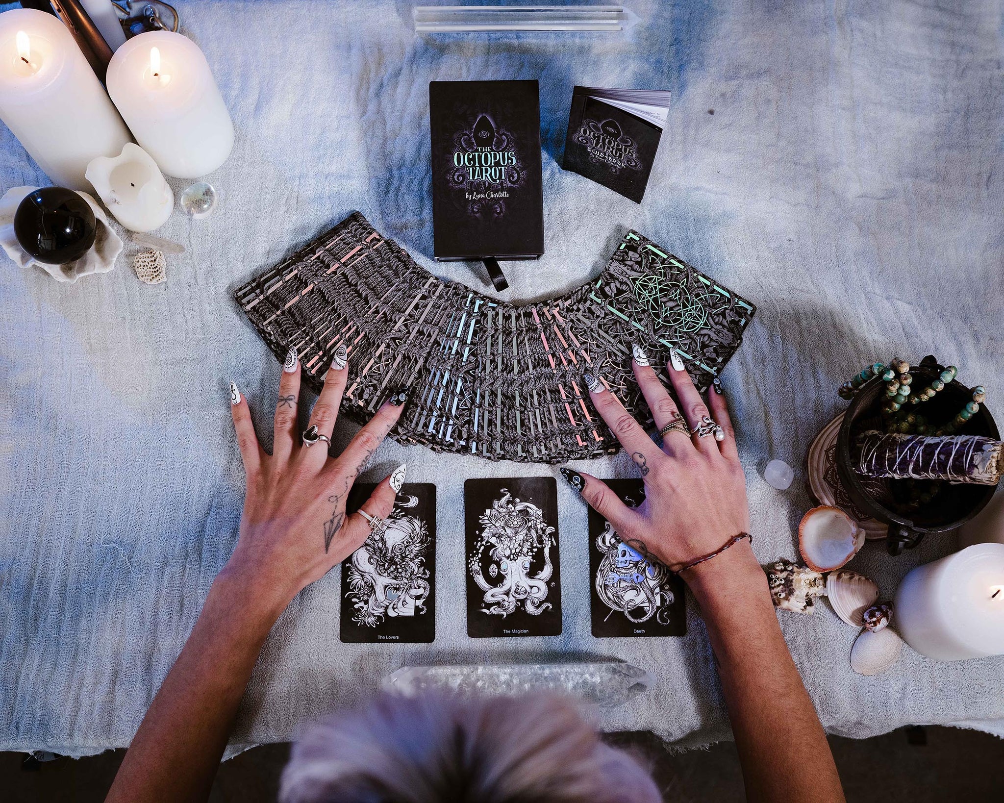 Tarot Deck Holographic Edition Luna Charlotte Art Tarot Deck Holographic Edition Luna Charlotte Art
